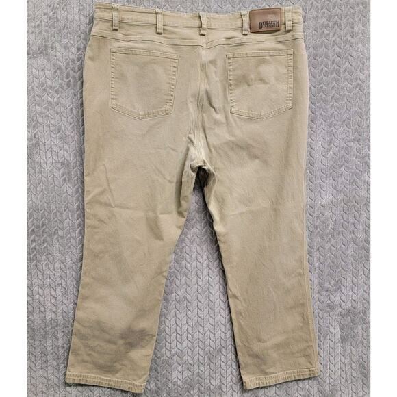 Duluth Trading Co Men's 43x30* Desert Khaki Flex Fire Hose Relaxed Fit 5-Pocket - Picture 8 of 10